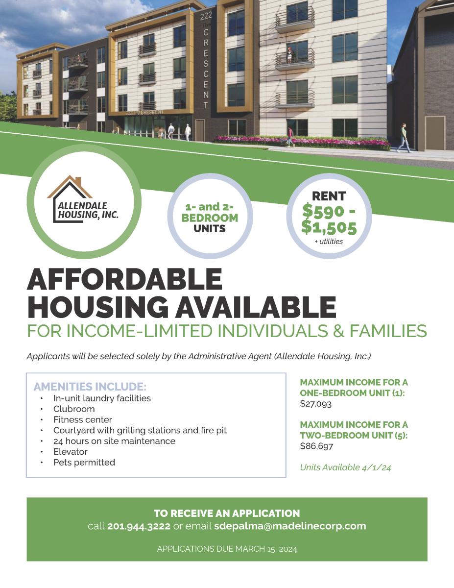 The Vale in Allendale Affordable Units 