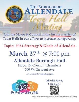 Town Hall Meeting - March 27 - 7pm 