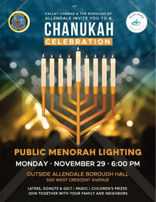 Chanukah Celebration - Public Menorah Lighting 