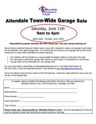 Allendale Town-Wide Garage Sale 