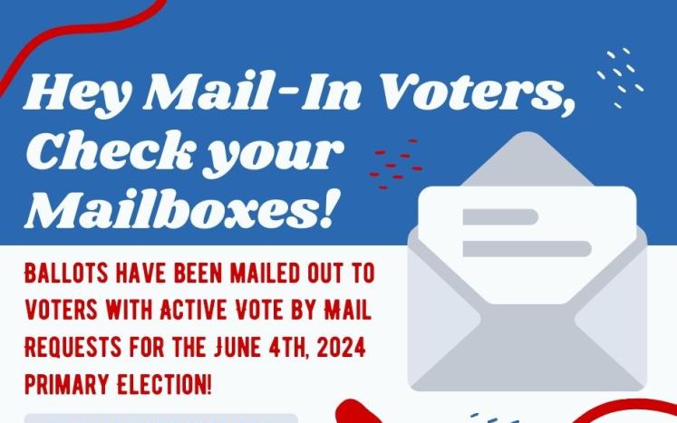Vote by Mail Ballots - Mailed 4/22/24 